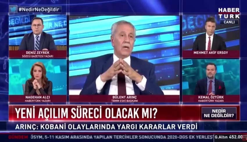 Cumhurbaşkanlığı YİK Üyesi Arınç: Osman Kavala'nın tutuklu kalmasına hayret ediyorum